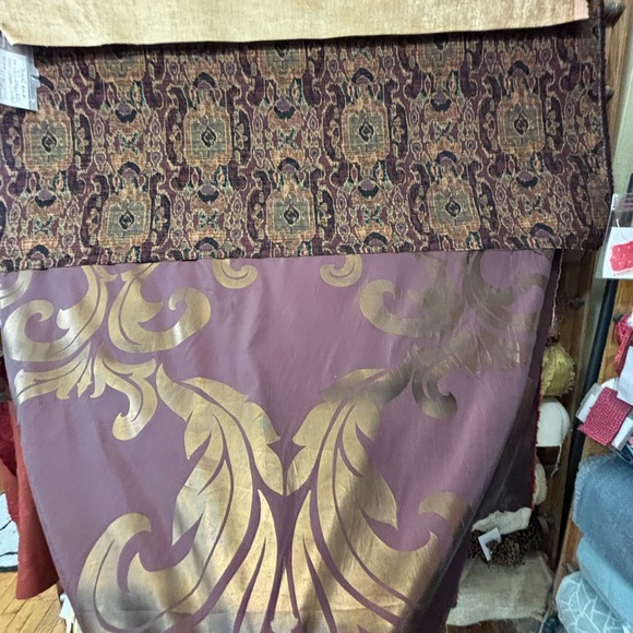 Fabricut Astounding F Color Aubergine Bronze Fabric - Picture 4 of 15